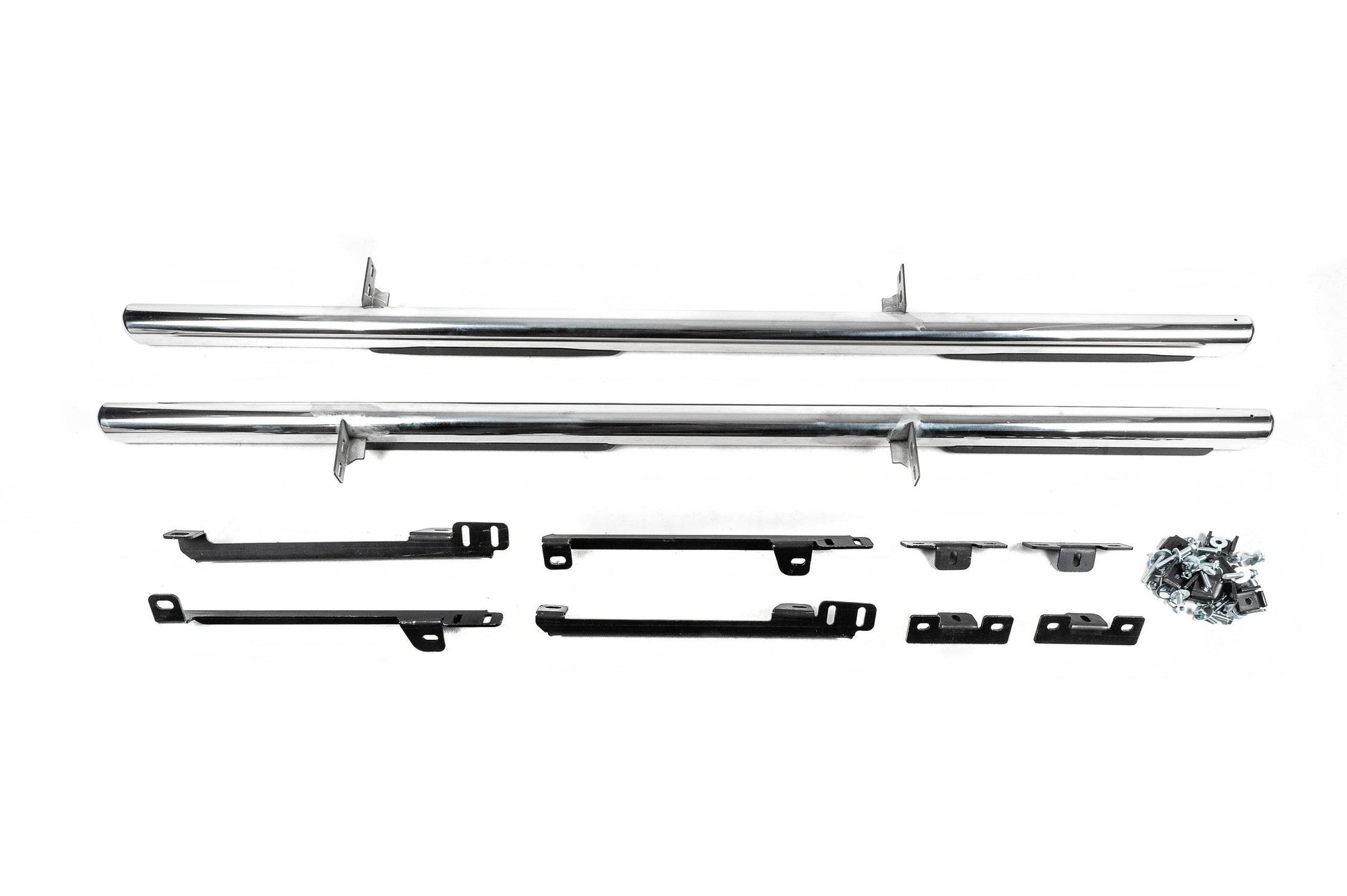The side tube (2 PCs., stainless.) for Nissan Qashqai 2014-2021 - Reelken Auto