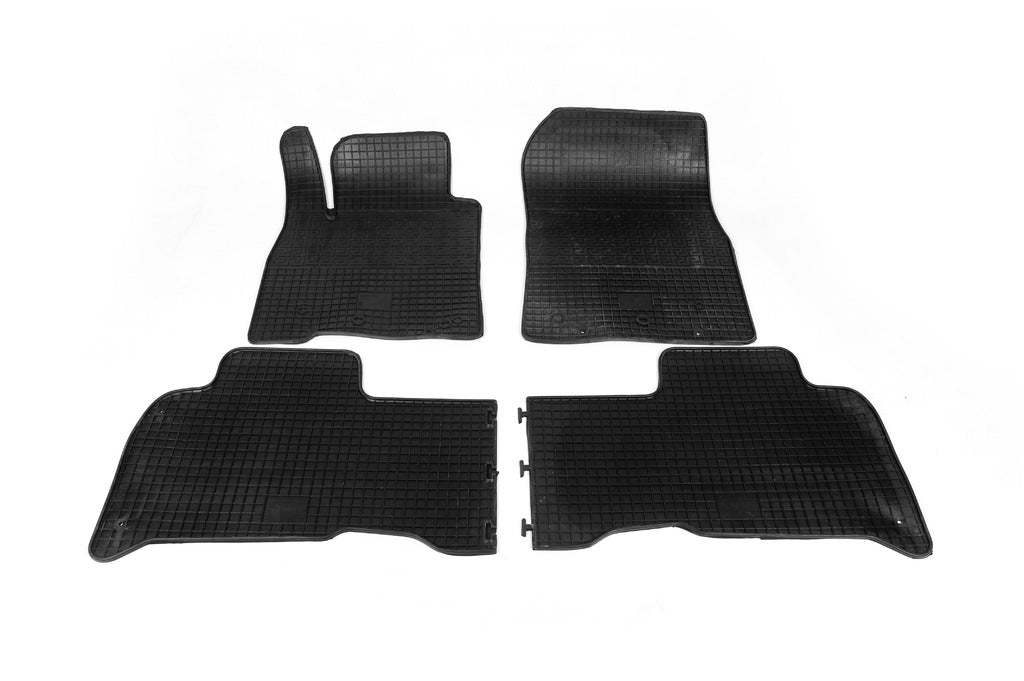 Rubber Floor Mats (4 pcs, Polytep, 2007-2021) for Toyota Land Cruiser 200 2007-2021 - image 1