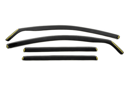 In-Channel Wind Deflectors (SW, 4 pcs, Esa) for Volkswagen Passat B6 2006-2012 - image 1