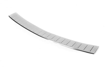 Cover on the rear bumper V-1 Carmos (SW, stainless steel) for Opel Astra J 2009-2015 - Reelken Auto