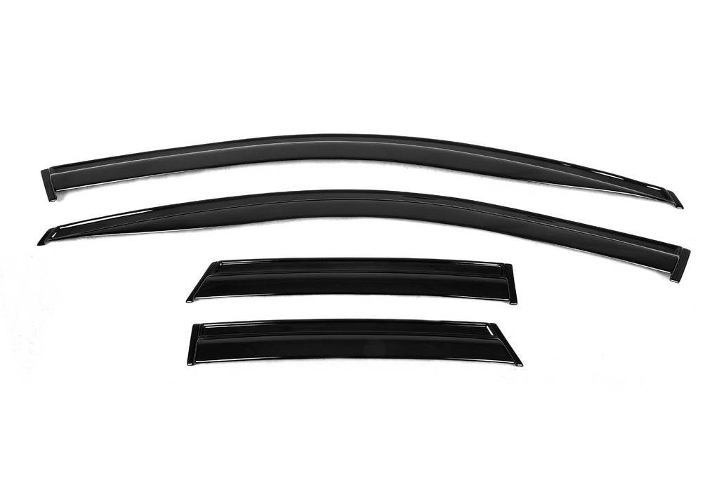 Windbreakers (4 pcs, EuroCap) for Opel Crossland X - Reelken Auto