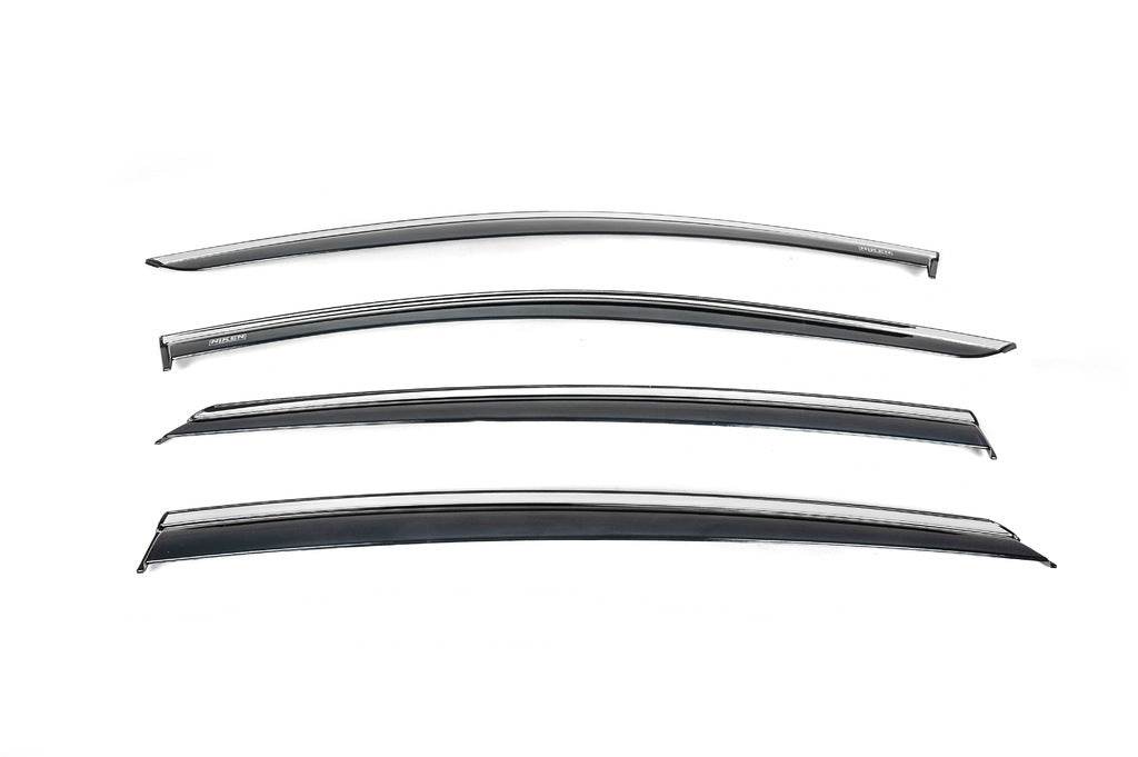 HB chrome windbreakers (4 pcs, Niken) for Opel Astra K 2016-2021 - Reelken Auto