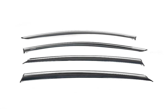HB chrome windbreakers (4 pcs, Niken) for Opel Astra K 2016-2021 - Reelken Auto