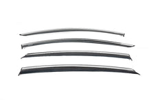 Window Deflectors with Chrome Trim HB (4 pcs, Niken) for Opel Astra K 2016-2021 - image 2