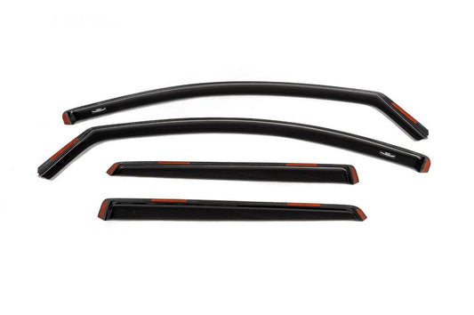Plug-in visors (4 pcs, HIC) for Nissan Qashqai 2014-2021 - Reelken Auto