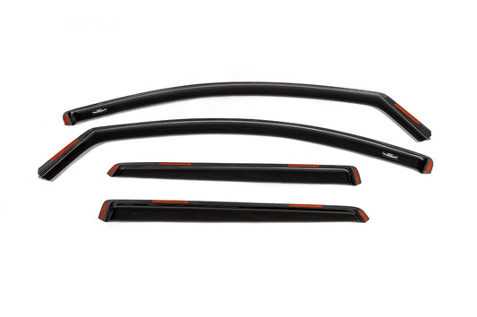 In-channel window deflectors (4 pcs, HIC) for Nissan Qashqai 2014-2021 - image 1