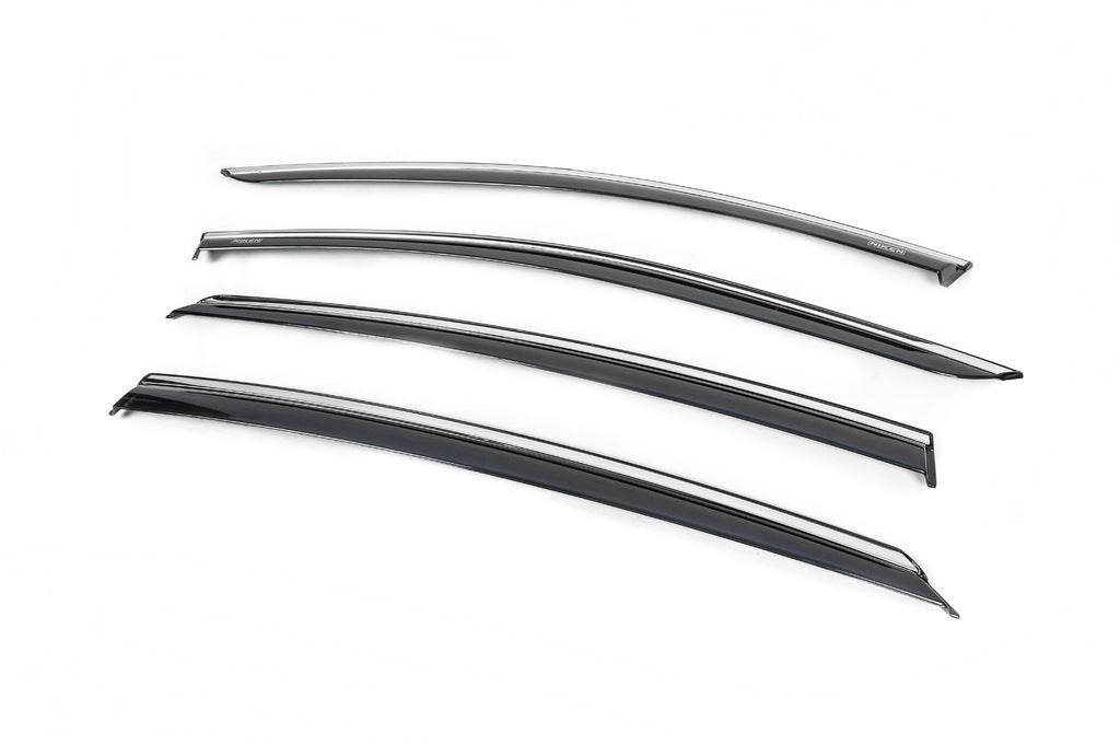 HB chrome windbreakers (4 pcs, Niken) for Opel Astra K 2016-2021 - Reelken Auto