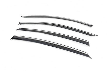 HB chrome windbreakers (4 pcs, Niken) for Opel Astra K 2016-2021 - Reelken Auto