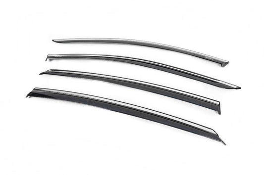 HB chrome windbreakers (4 pcs, Niken) for Opel Astra K 2016-2021 - Reelken Auto