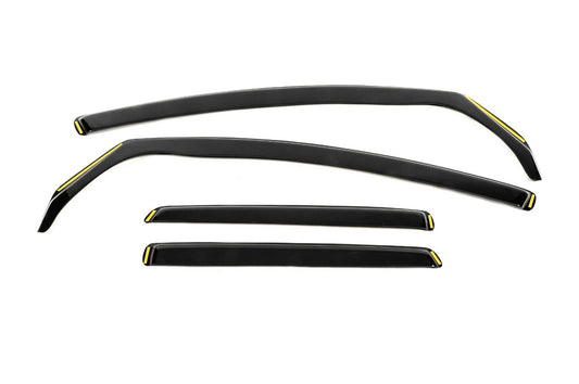 In-Channel Window Deflectors (HB/SD, 4 pcs, Esa) for Opel Astra J 2009-2015 - image 1