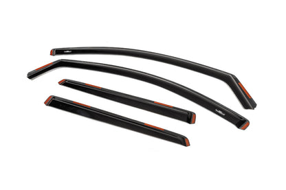 In-channel window deflectors (4 pcs, HIC) for Nissan Qashqai 2014-2021 - image 2
