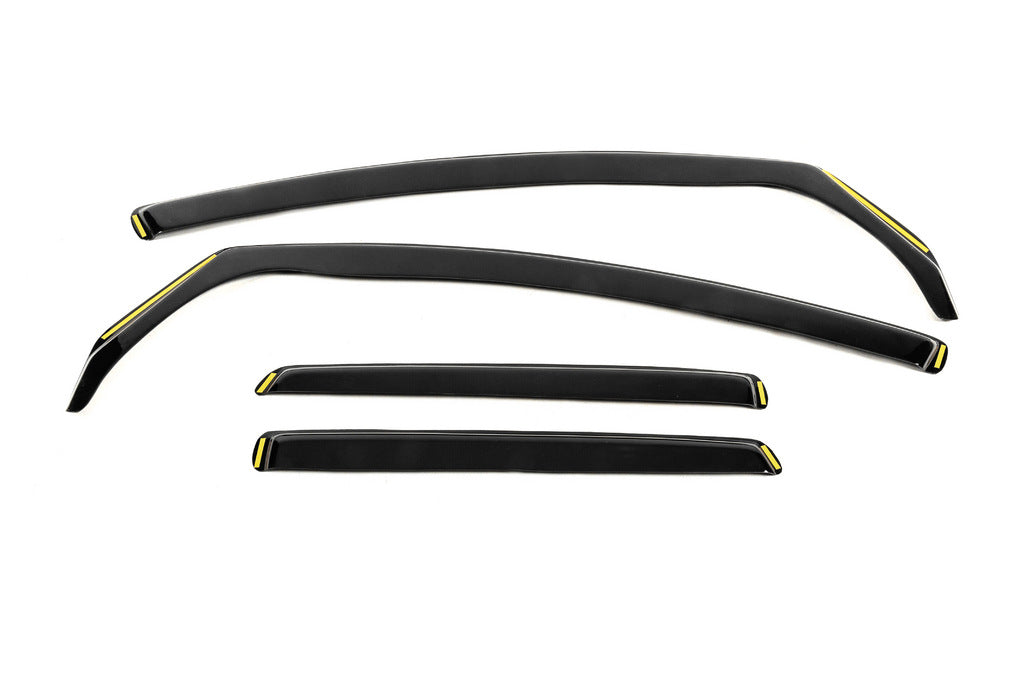 In-Channel Window Deflectors (HB/SD, 4 pcs, Esa) for Opel Astra J 2009-2015 - image 1