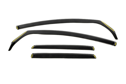 In-Channel Window Deflectors (HB/SD, 4 pcs, Esa) for Opel Astra J 2009-2015 - image 1