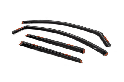 Plug-in visors (4 pcs, HIC) for Nissan Qashqai 2014-2021 - Reelken Auto
