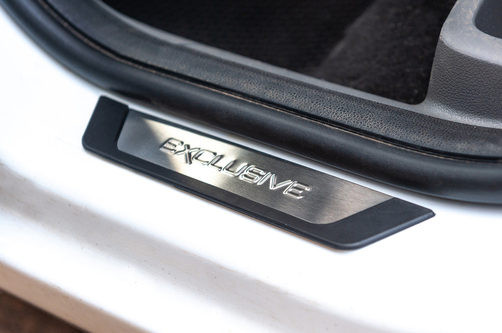 Chrome Door Sill Covers (Flexill, 4pcs) for Ford Focus II 2008-2011 - image 3