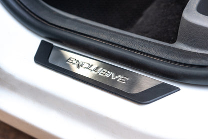 Chrome Door Sill Covers (Flexill, 4pcs) for Ford Focus II 2005-2008 - image 3