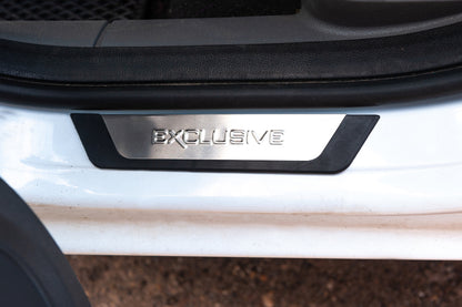 Chrome Door Sill Covers (Flexill, 4pcs) for Ford Focus II 2008-2011 - image 4