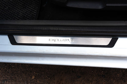 Chrome Door Sill Covers (Flexill, 4pcs) for Ford Focus II 2008-2011 - image 2