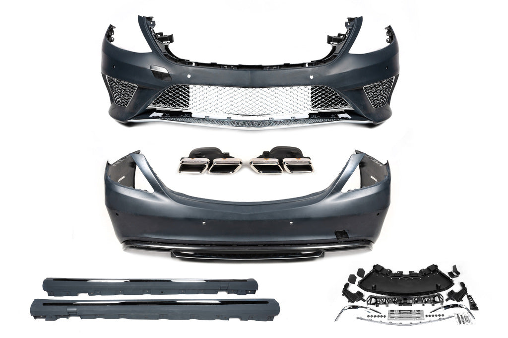 Body Kit S63 AMG (2014-Style) for Mercedes S-сlass W222 2013-2020 - image 6