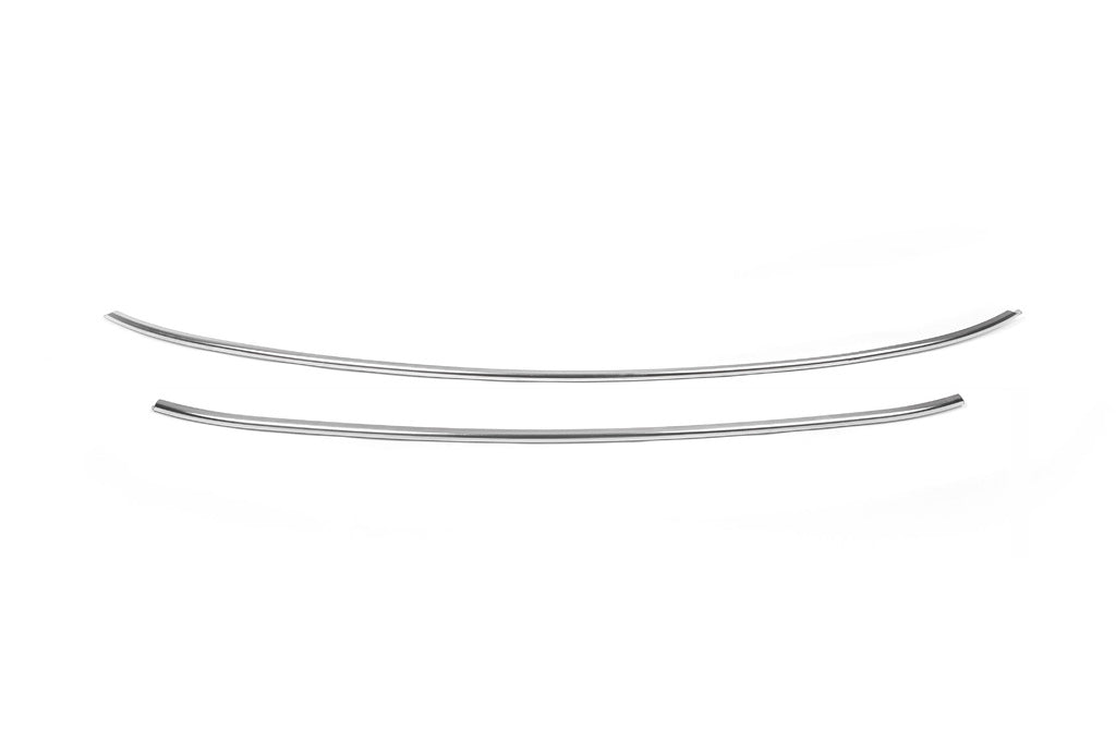 Strips for lower grille (2 pcs, stainless steel) for Nissan Qashqai 2010-2014 - image 2