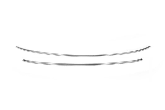 Strips for lower grille (2 pcs, stainless steel) for Nissan Qashqai 2010-2014 - image 2