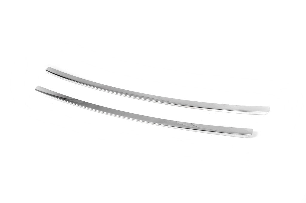 Grille trim strips (2 pcs, stainless steel) for Hyundai I-20 2012-2014 - image 3