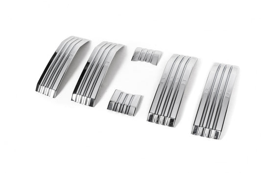 Chrome Trim for Grille 2017↗︎ for Toyota Land Cruiser Prado 150 2009-2023 - image 2