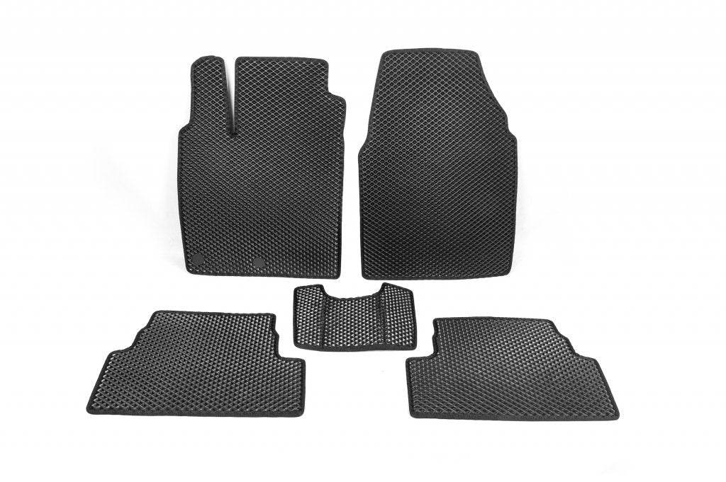 Floor mats (EVA, black) for Nissan Qashqai 2007-2010 - Reelken Auto