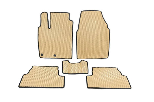 Mats (EVA, Beige) for Nissan Qashqai 2010-2014 - Reelken Auto