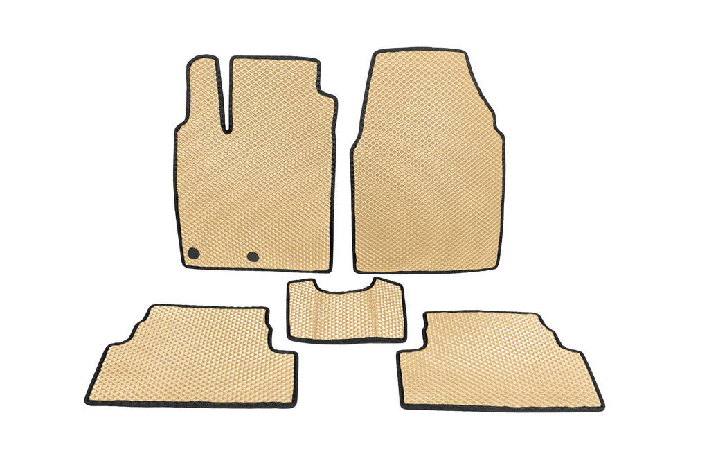 EVA Floor Mats Beige for Nissan Qashqai 2010-2014 - image 1