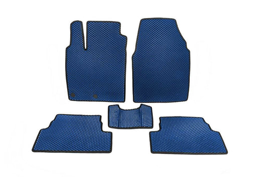 Mats (EVA, Blue) for Nissan Qashqai 2007-2010 - Reelken Auto