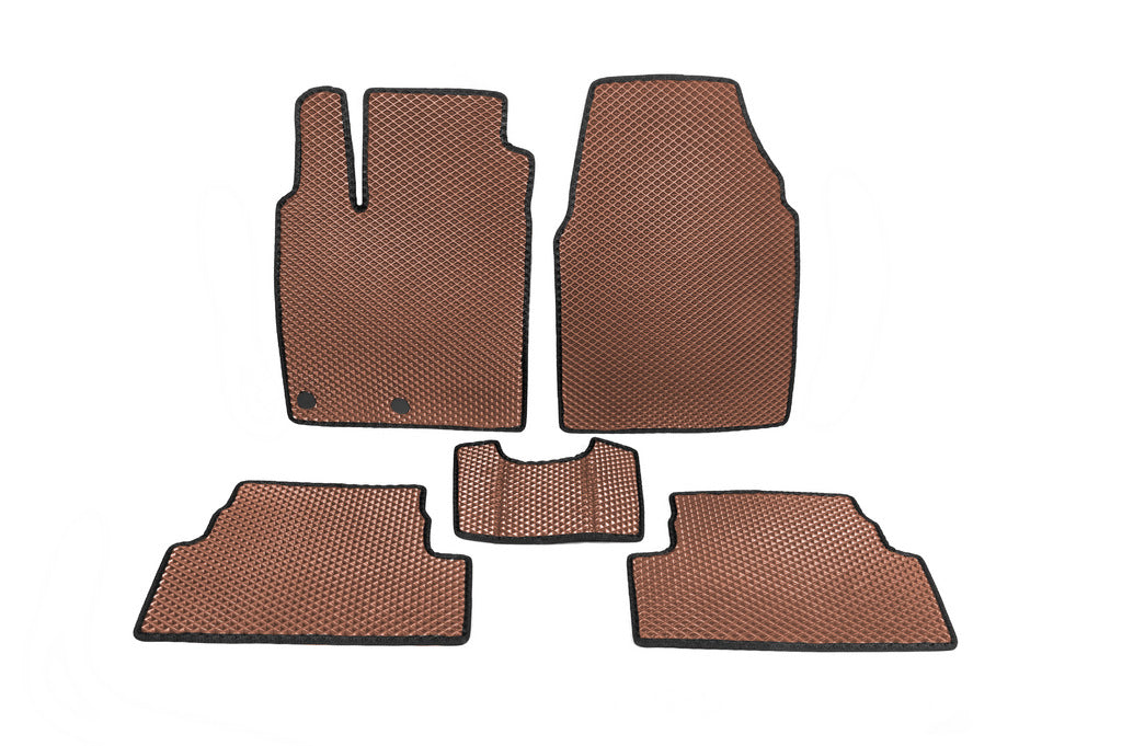 EVA Floor Mats (Brown) for Nissan Qashqai 2007-2010 - image 1