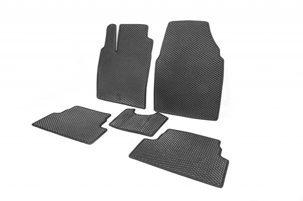 Floor mats (EVA, black) for Nissan Qashqai 2007-2010 - Reelken Auto