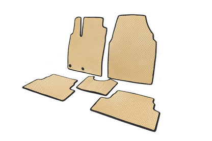 Mats (EVA, Beige) for Nissan Qashqai 2007-2010 - Reelken Auto