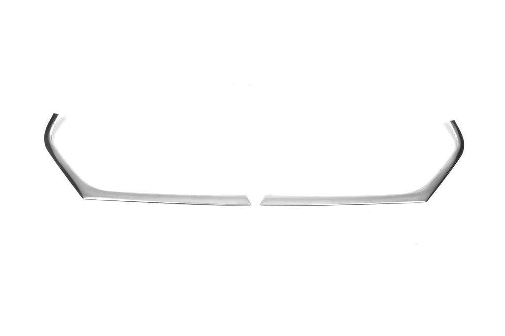 Fog light covers (2 pcs, stainless steel) for Opel Corsa E 2015-2019 - image 2