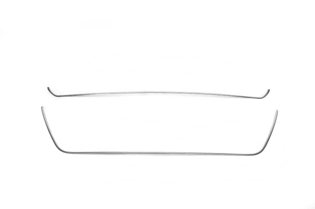 Grille edging 2014-2018 (2 pieces, stainless steel) for Hyundai I-20 2014-2020 - Reelken Auto