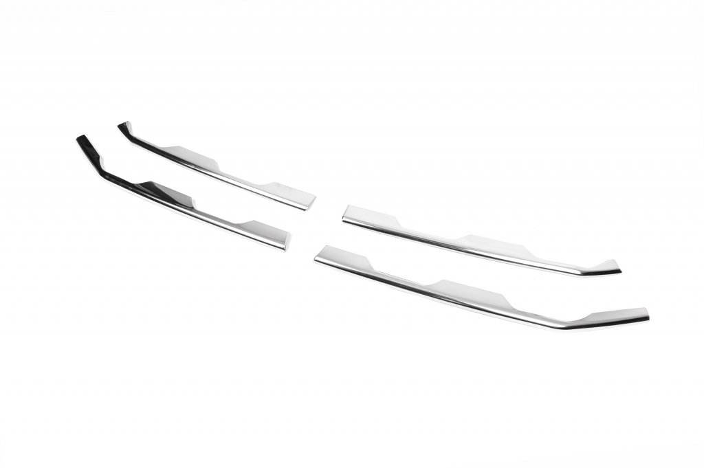 Grill pads (4 pieces, stainless steel) for Volkswagen T-Roc - Reelken Auto