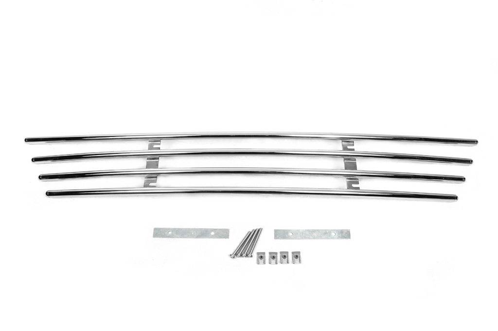 Grille in bumper (stainless) for Volkswagen Amarok 2010-2022 - Reelken Auto