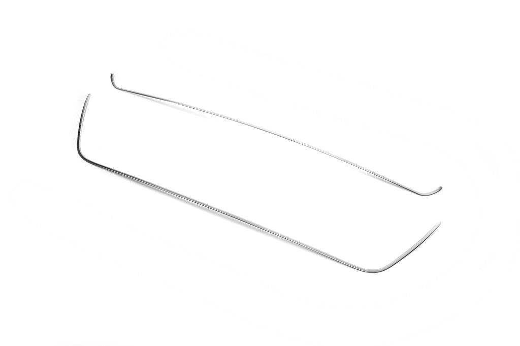 Grille edging 2014-2018 (2 pieces, stainless steel) for Hyundai I-20 2014-2020 - Reelken Auto