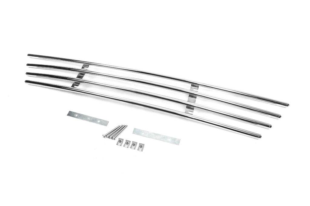 Grille in bumper (stainless) for Volkswagen Amarok 2010-2022 - Reelken Auto