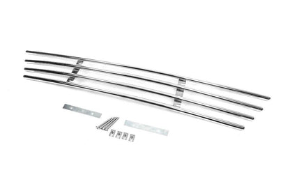 Grille in bumper (stainless) for Volkswagen Amarok 2010-2022 - Reelken Auto