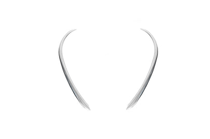 Chrome Rear Door Pillar Covers (2 pcs, Stainless Steel) for Toyota Hilux 2015- - image 2