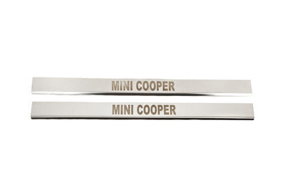 Door Sill Covers (Carmos, 2 pcs, Stainless Steel) for Mini Cooper R50/52/53 2000-2006 - image 2