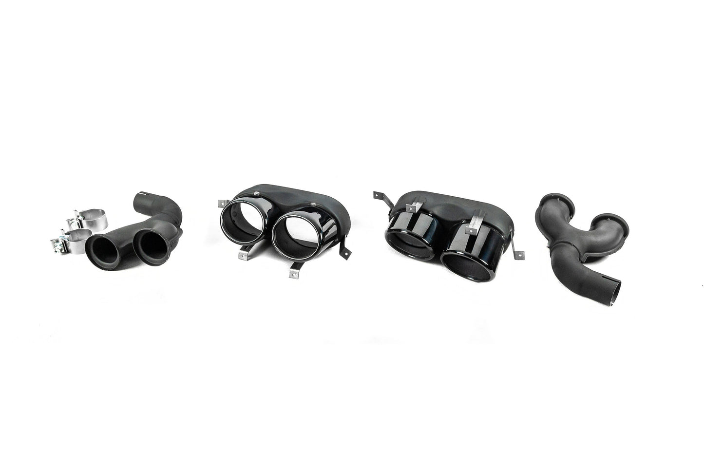 Rear Diffuser SQ5-Style (2017-2020, with Black Tips) for Audi Q5 2017-2025 - image 8
