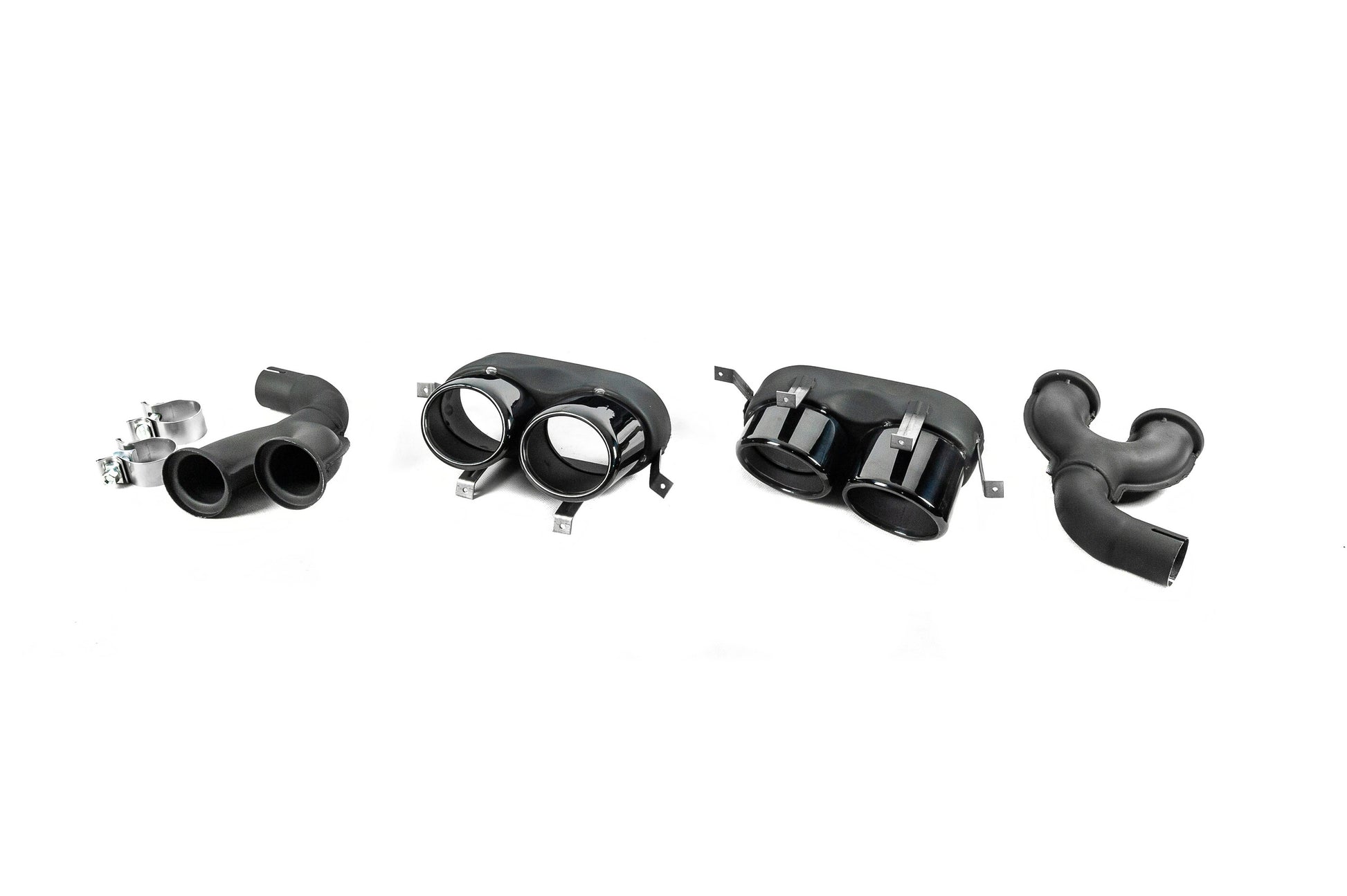 Rear Diffuser SQ5-Style (2017-2020, with Black Tips) for Audi Q5 2017-2025 - image 8