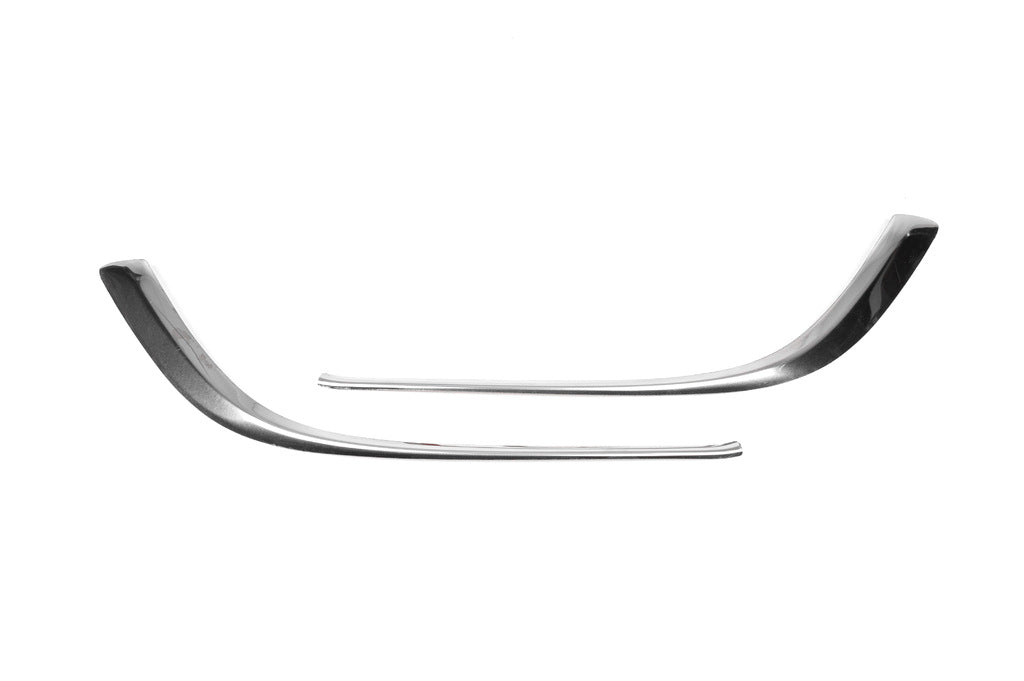 Overlays on foglights (2 PCs, stainless steel) for Opel Astra J 2009-2015 - image 3