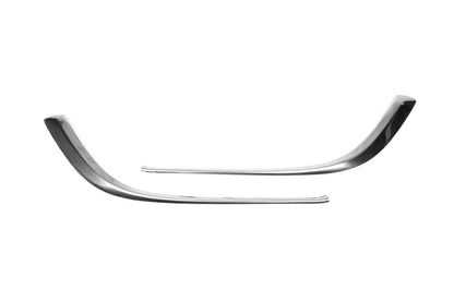 Overlays on foglights (2 PCs, stainless steel) for Opel Astra J 2009-2015 - image 3