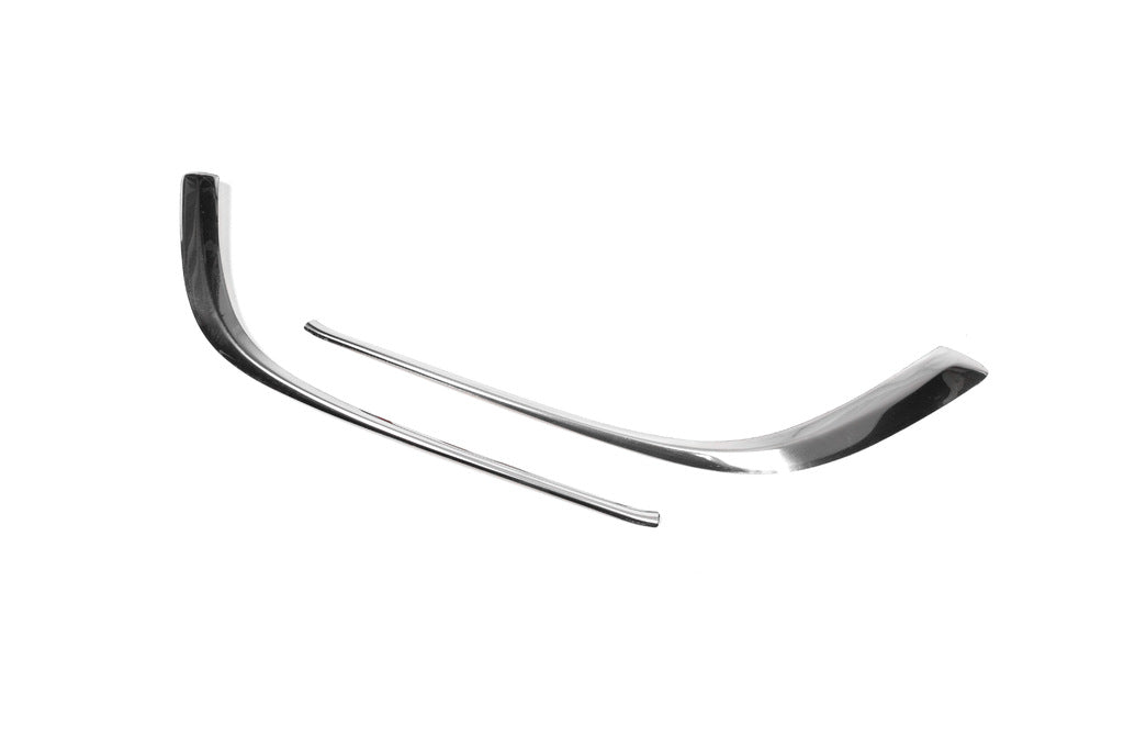 Overlays on foglights (2 PCs, stainless steel) for Opel Astra J 2009-2015 - image 4