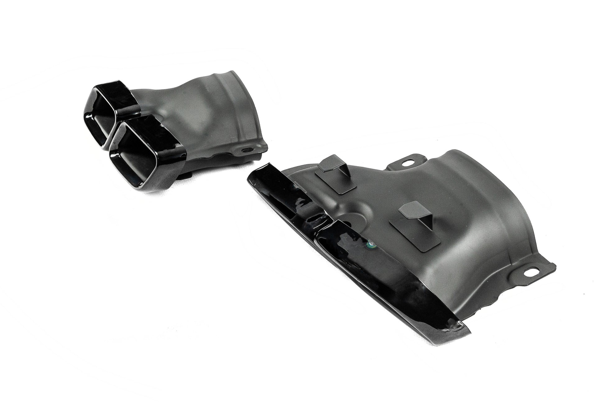 Rear diffuser with Black nozzles (for AMG/AMG-Line, E63 Design 2016-2020) for Mercedes E-class W213 2016-2023 - image 9