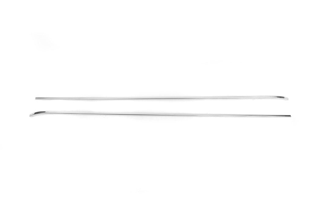 Molding for sliding door rail (2 pcs, stainless steel) for Ford Connect 2010-2013 - image 3
